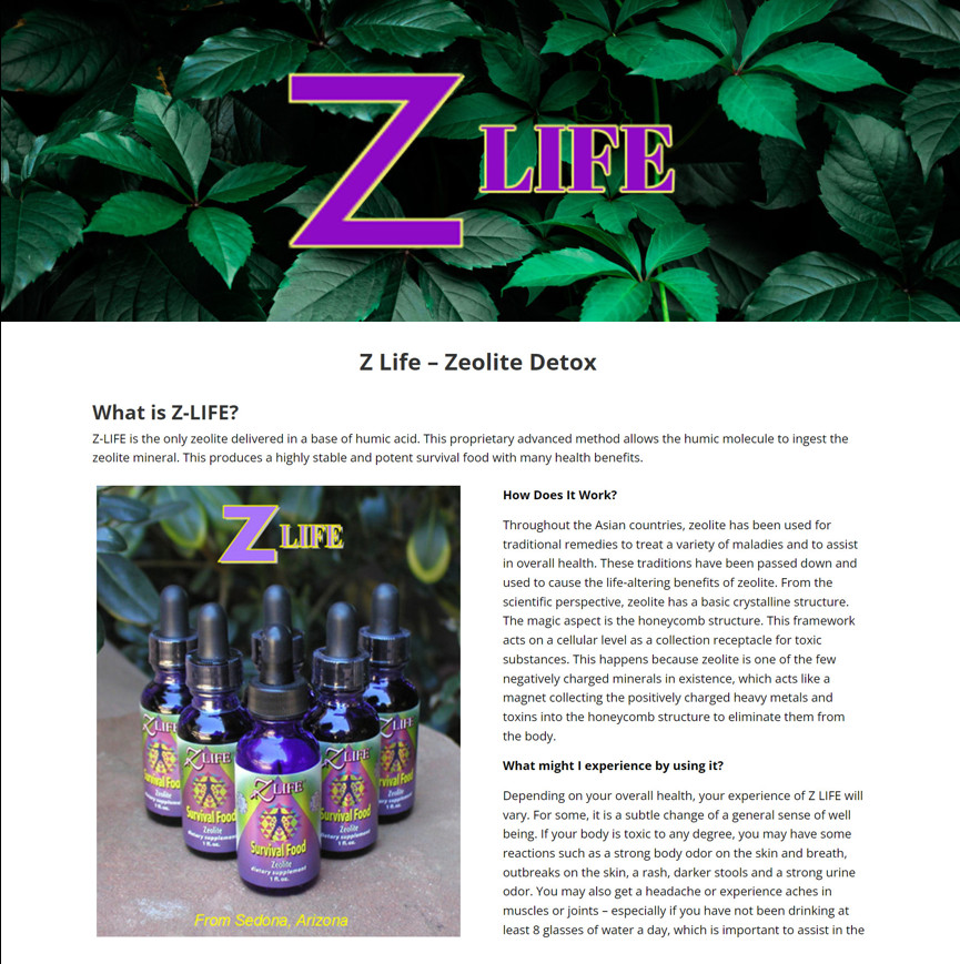 Z Life - Zeolite Detox